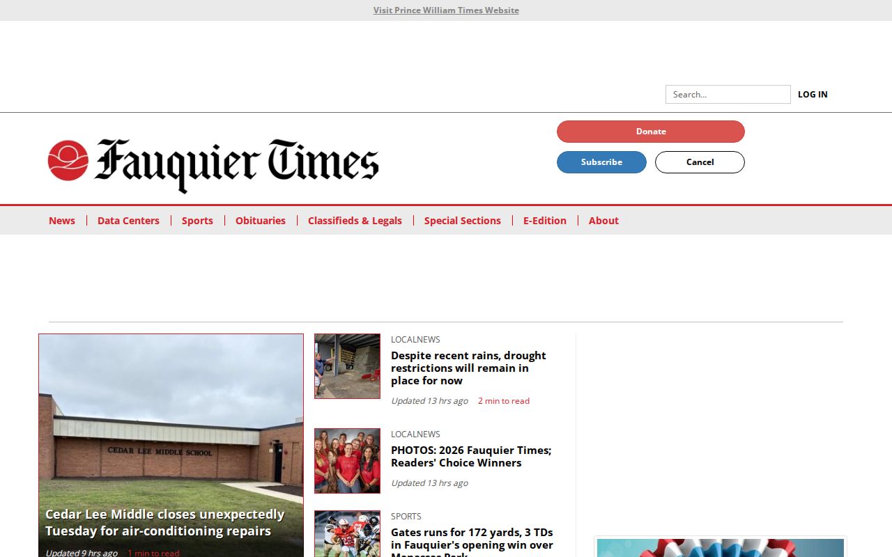 Fauquier County local crime news reporting source